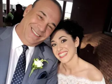 Samantha Taffer and Father John Taffer